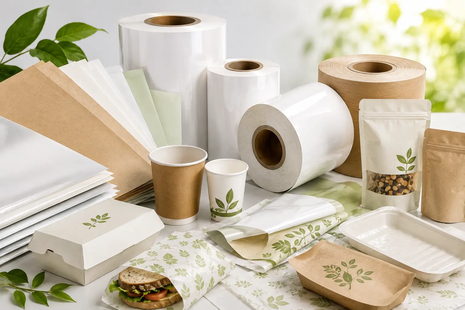 PLA & Biodegradable Coated Paper